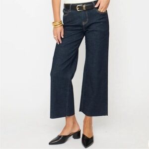 Oliver Logan Aberdeen Crop Wide Leg Jeans